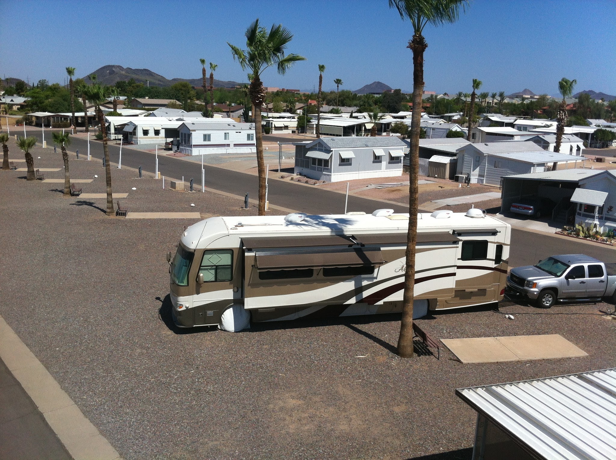 Phoenix RV Parks and Campgrounds Desert Shadows RV Resort